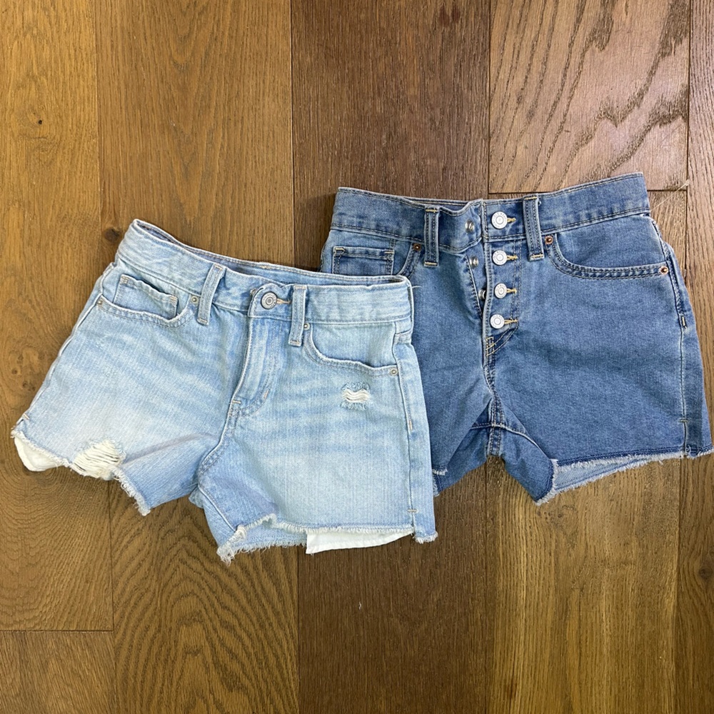 Old Navy High Waisted Denim Shorts Set